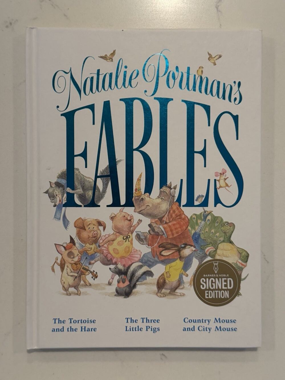 SIGNED Natalie Portman Autographed Bookplate - Natalie Portman's Fables #1